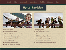 Tablet Screenshot of hytteirendalen.no